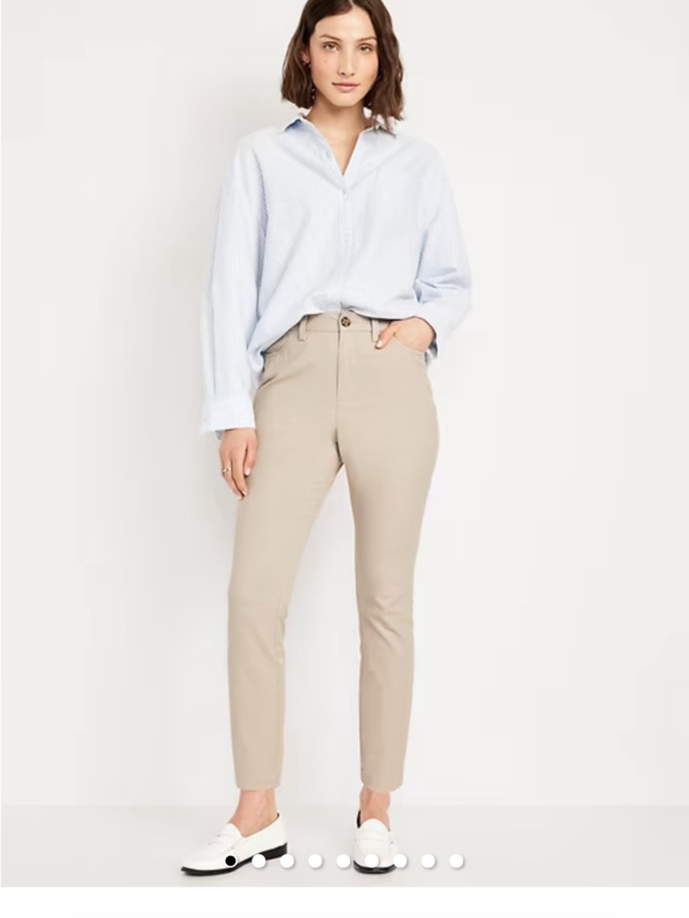 Old Navy High Rise Tan Skinny Pants